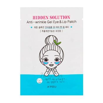 Hidden Solution Anti-Wrinkle Gel Eye & Lip Patch Гидрогелевые патчи для губ и глаз