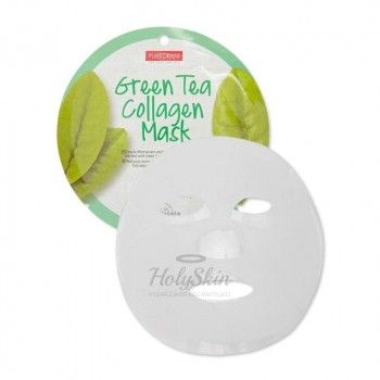 Purederm Collagen Mask (Круглая) Маска для лица с коллагеном