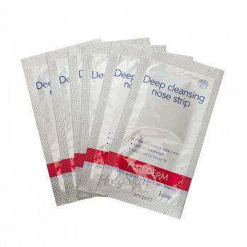 Purederm Deep Cleansing Nose Strips Набор пластырей для очищения кожи носа