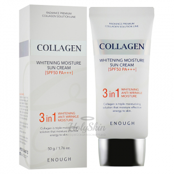 Collagen 3in1 Whitening Moisture Sun Сream Солнцезащитный увлажняющий крем