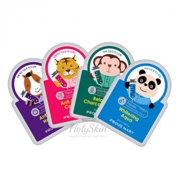 Proud Mary Animal Mask Pack Тканевая маска для лица
