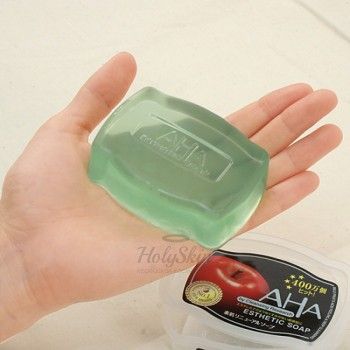 Японское мыло-пилинг для лица с фруктовыми кислотами