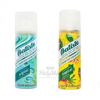 Batiste Original + Tropical Dry Shampoo Набор сухих шампуней для волос