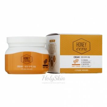 Honey Cera Cream Etude House Питательный крем для лица с экстрактом меда