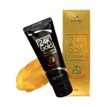 Eyenlip 24K Gold Collagen Peel Off Pack Очищающая маска-пленка с 24К золотом