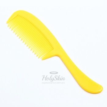 Расчёска детская с погремушкой + массажная щётка для волос Желтая купить