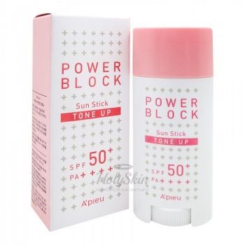 Power Block Tone Up Sun Stick Pink A'Pieu купить