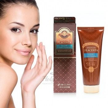 Premium Placenta Clear Foam Cleansing 3W Clinic отзывы