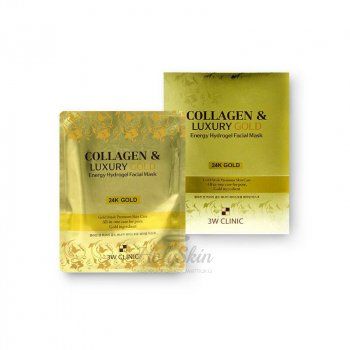 Collagen & Luxury Gold Energy Hydrogel Facial Mask Гидрогелевая маска с коллагеном и коллоидным золотом