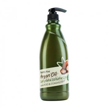 Argan Oil Complete Volume Up Shampoo & Conditioner Farmstay купить