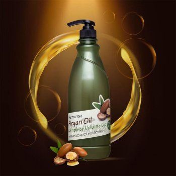 Argan Oil Complete Volume Up Shampoo & Conditioner Farmstay