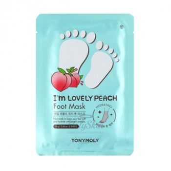 I’m Lovely Peach Foot Mask Tony Moly купить