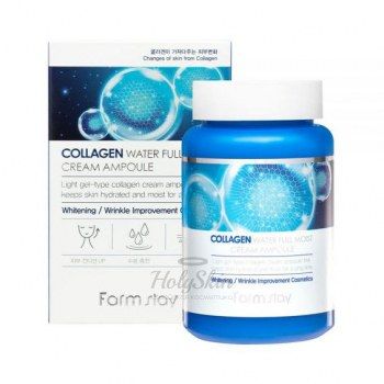 Collagen Water Full Moist Cream Ampoule Farmstay отзывы