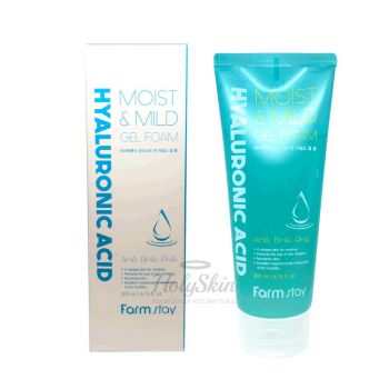 Hyaluronic Acid Moist & Mild Gel Foam Farmstay