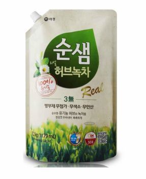 Soonsaem Natural Green Tea (Refill) 1200ml Kerasys