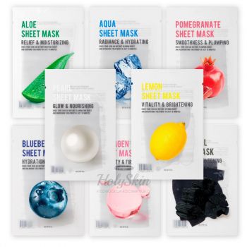 Purity Sheet Mask Серия тканевых масок для разных типов кожи
