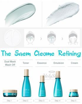 Cleome Refining Dual Mask Wash Off The Saem купить