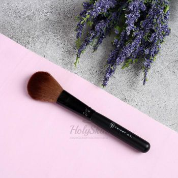 Кисть для макияжа 14,5 см чёрная HS