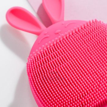 Смарт-щетка для лица Зайка Ультразвуковой вибромассажер для лица