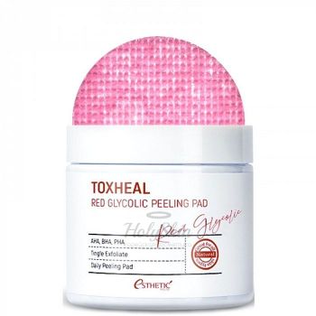 Toxheal Red Glyucolic Peeling Pad Пилинг-подушечки косметические с гликолевой кислотой
