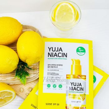Yuja Niacin Blemish Care Serum Mask Осветляющая тканевая маска на основе экстракта юдзу