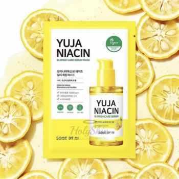 Yuja Niacin Blemish Care Serum Mask Some By Mi купить