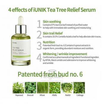 Tea Tree Relief Serum iUnik состав