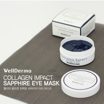 Collagen Impact Eye Mask Sapphire Увлажняющие патчи с коллагеном и сапфиром