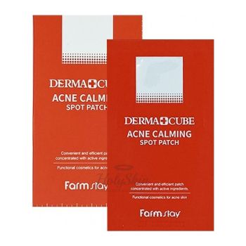 Derma Cube Acne Calming Spot Patch Успокаивающие патчи локального применения для проблемной кожи