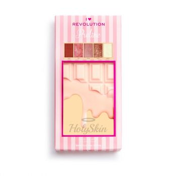Praline Chocolate Face Palette Палетка из бронзера, хайлайтера, румян и контурирующего средства
