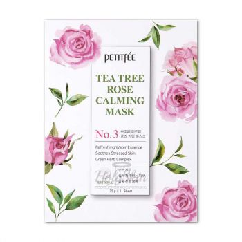 Tea Tree Rose Calming Mask Успокаивающая тканевая маска с экстрактами чайного дерева и розы