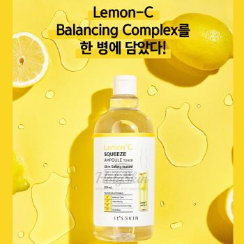 Lemon' C Squeeze Ampoule Toner It's Skin