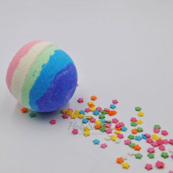 Бомба для ванны Rainbow Bomb Бомбочка для ванны с ароматом грушевого лимонада