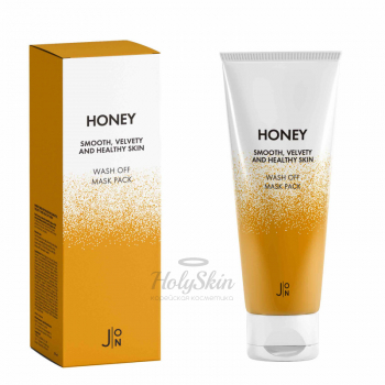 Honey Smooth Velvety and Healthy Skin Wash Off Mask Pack J:ON 