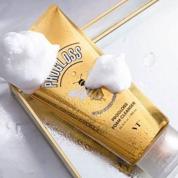 Progloss Foam CleanserНежная пенка для умывания с золотом и экстрактом мёда