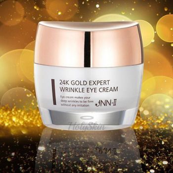 JNN-II 24K Gold Expert Wrinkle Eye Cream Омолаживающий крем для глаз с золотом и муцином улитки