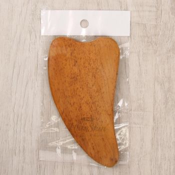 Массажёр Гуаша Сердце деревянный применение