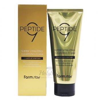 Peptide 9 Super Vitalizing Cleansing Foam Farmstay купить