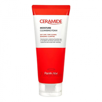 Ceramide Moisture Cleansing Foam Farmstay купить