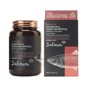 Salmon Oil & Peptide Vital Ampoule Farmstay отзывы