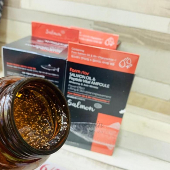 Salmon Oil & Peptide Vital Ampoule Farmstay купить