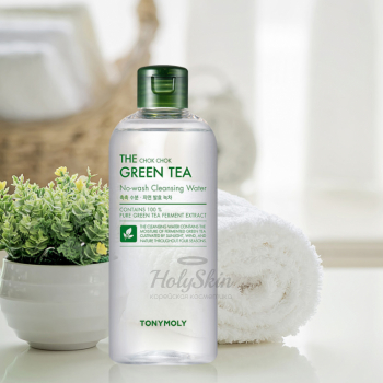 The Chok Chok Green Tea No-wash Cleansing Water Мицеллярная вода с экстрактом зеленого чая
