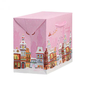 Пакет-коробка В предверии праздника Пакет-коробка подарочный 28 × 20 × 13 см