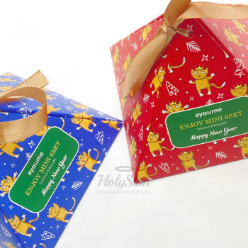 Enjoy Mini 6Set Happy New Year Новогодний набор уходовых средств для лица и тела в пирамидках