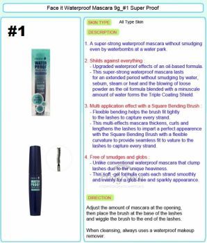 Face It Waterproof Mascara отзывы