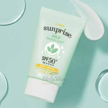 Легкий солнцезащитный крем для чувствительной кожи Etude House