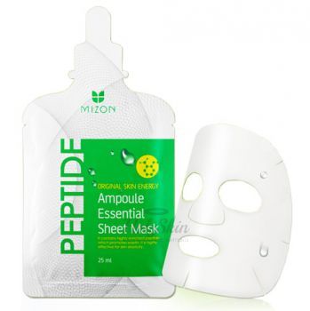 Ampoule Essential Sheet Mask Peptide Mizon отзывы