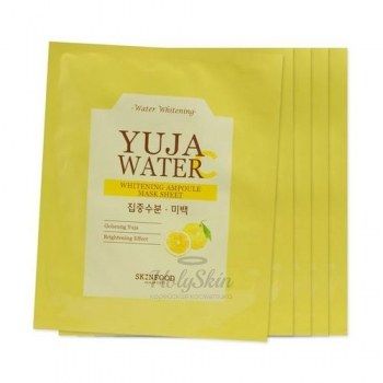 Yuja Water Whitening Ampoule Mask SKINFOOD отзывы
