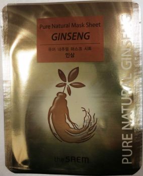 Pure Natural Mask Sheet Ginseng The Saem купить
