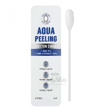 Aqua Peeling Cotton Swab Палочка пилинг для очищения кожи